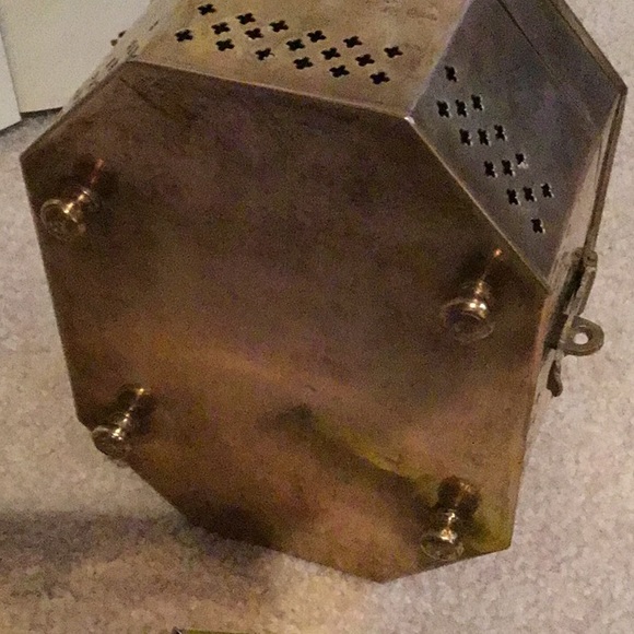 Vintage Brass Trinket Box - Picture 5 of 11